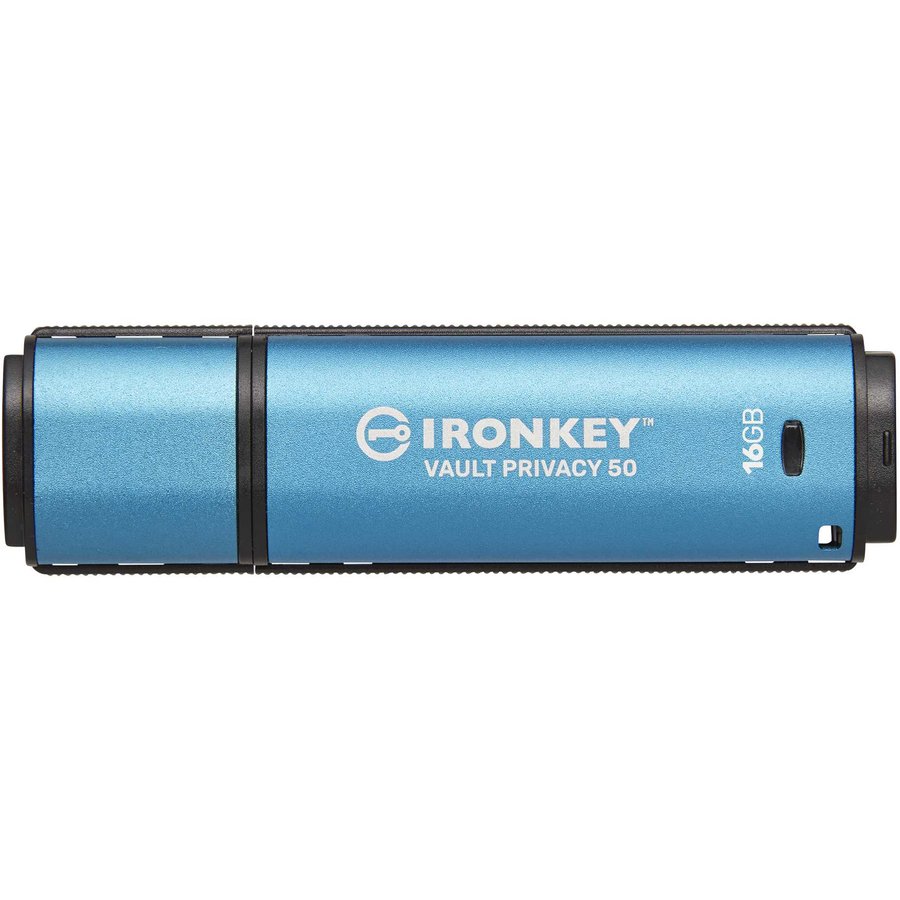 Memorie USB IronKey VP50 16GB USB 3.0 secure Blue