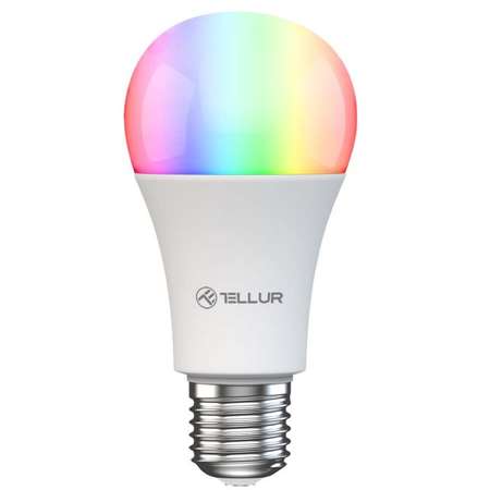 Bec LED Smart Tellur WiFi E27 9W Lumina alba / calda / RGB Reglabil