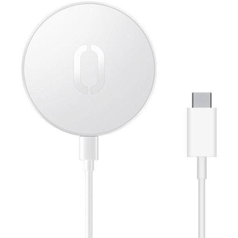 Incarcator Magnetic JR-A28 Wireless Qi pentru iPhone 12 plus cablu Type-C 15W Alb