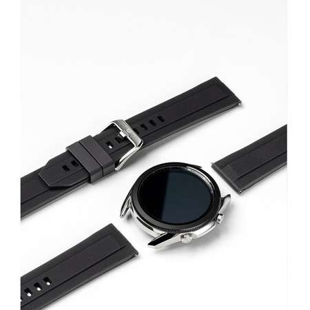 Curea Smartwatch Ringke Rubber One Band pentru Galaxy Watch 3 Black