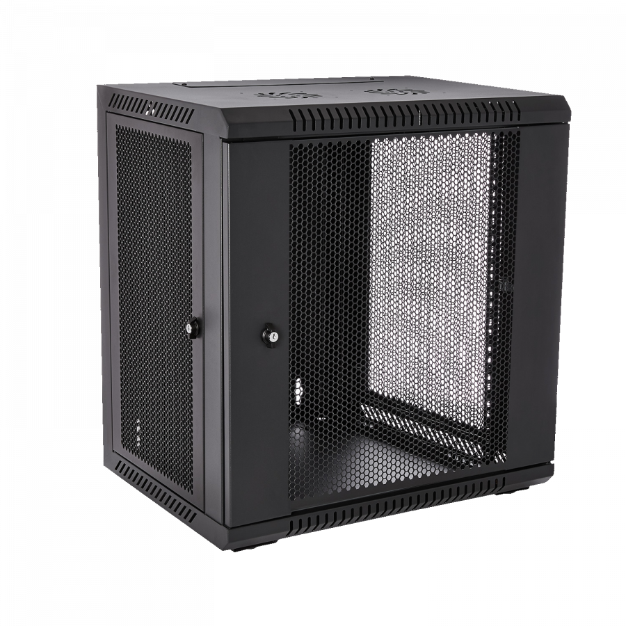 Cabinet metalic 19inch 12U 450mm Black