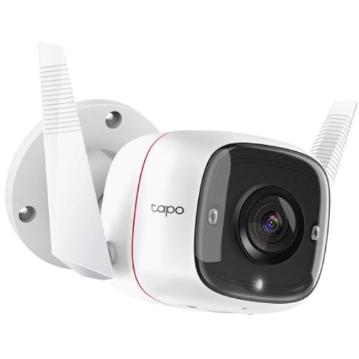 Camera Supraveghere TP-Link Tapo C310 Outdoor Security WiFi Camera 3MP 2.4GHz MicroDS Slot IP66 FFS Night Vision Alb — imaginea 2