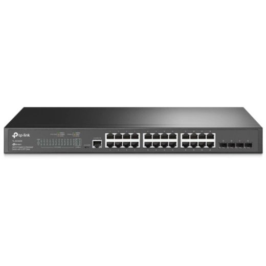 Switch TL-SG3428  24-Port Gigabit L2 Managed  Negru