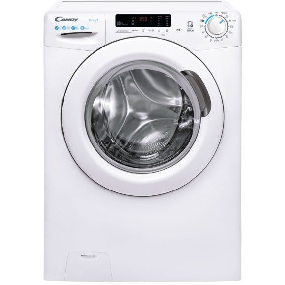 Masina de spalat rufe CS 1272DE/1-S Clasa D 7Kg 1200RPM Functie Kilo Detector Smart Check-up Smart Touch Alb
