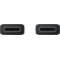 Cablu de date Samsung USB-C - USB-C 3A 1.8m Black