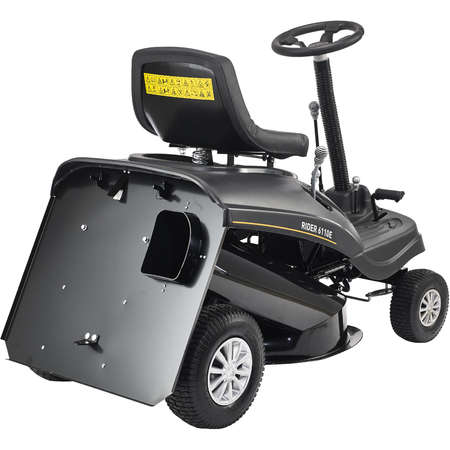 Tractor pentru Tuns Gazonul TEXAS Rider 6110E 6.4cp Latime Lucru 61cm Inaltime Taiere 35-75mm 150l Benzina  4.6km/h Electric Reglaj Central