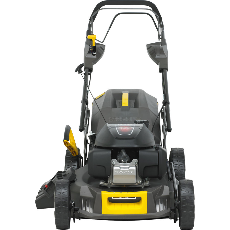Mașina de Tuns Gazonul TEXAS Premium 5390TR/W Motor Honda GCV170 Benzină 4.8CP Euro5 Autopropulsată 530mm 4in1 4 Viteze Sac 65l Negru/Galben — imaginea 2