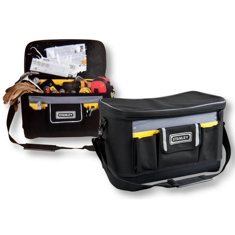 Geanta Textila Multifunctionala pentru Unelte 1-96-193 25x45x26cm 16Inch Negru/Galben