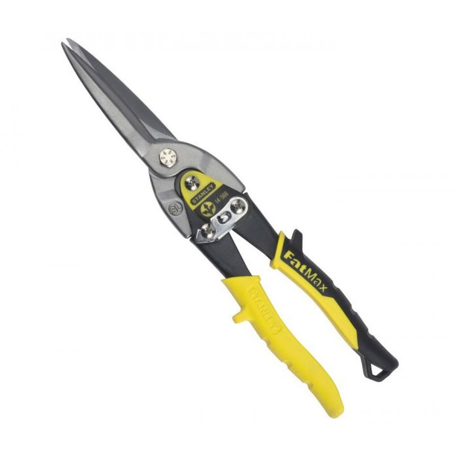 Foarfece FATMAX 2-14-566 cu Taiere Lunga si Dreapta Negru/Galben