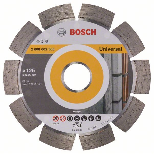 Disc diamantat Expert for Universal 125x22.23x2.2x12mm
