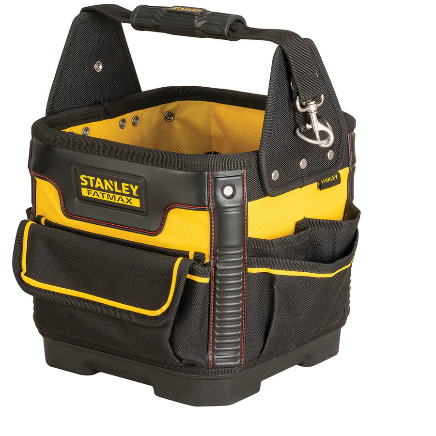 Geanta de Depozitare Deschisa cu Buzunare Exterioare Fatmax 1-93-952 29 x 29 x38cm Negru/Galben