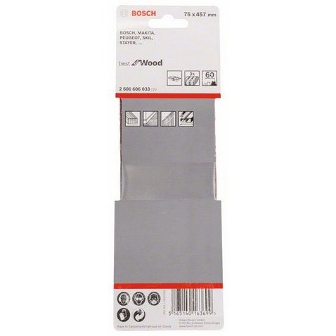 Set 3 Benzi Slefuire RW R 60 / 75 x 457mm