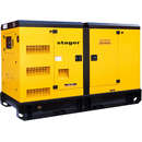 Generator Insonorizat Stager YDY100S3 100kVA 130A 1500RPM Trifazat Diesel Galben