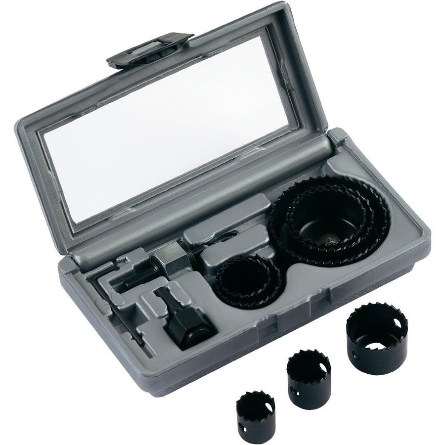 Set 11 Coroane Taiere 22-68mm Negru