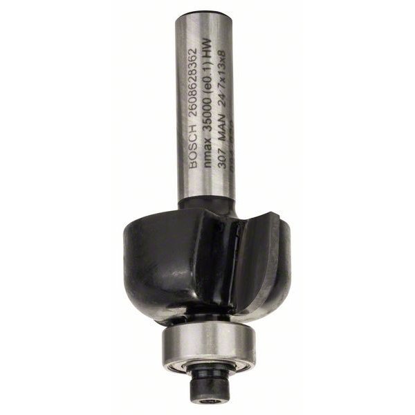 Freza Profilata 8mm R1 6mm D 24.7mm L 13mm G 53mm R1 6mm D 24