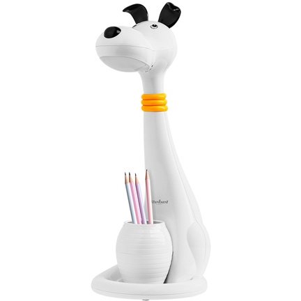 Lampă LED Birou Rebel Pentru Copii Model Cățel Alb