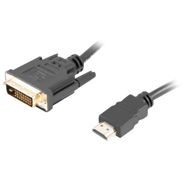 Cablu Lanberg HDMI - DVI-D 3m Black