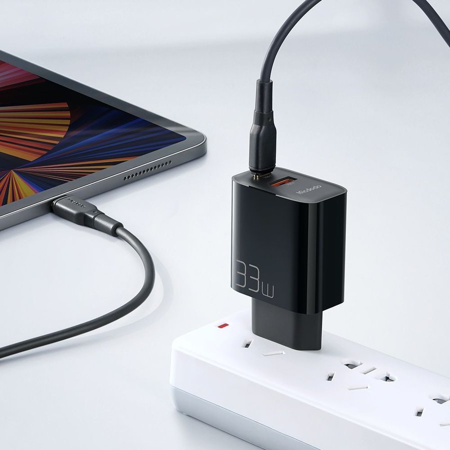 Incarcator rețea Mcdodo CH-0921 Dual USB PD QC 33W Negru — imaginea 5