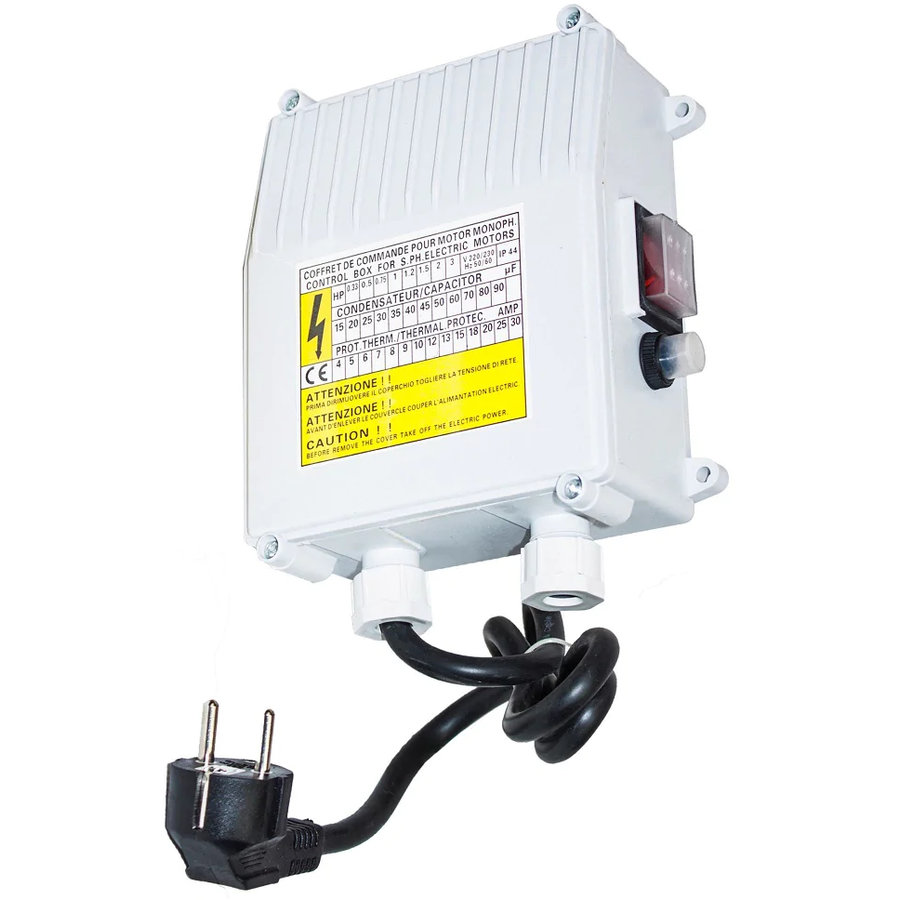 Cutie control pompa 10A 30µF, 1.1kW