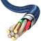 Cablu 3 in 1 Mcdodo CA-8882 90 Degree Lightning / MicroUSB / Type-C 3A 1.2m Albastru