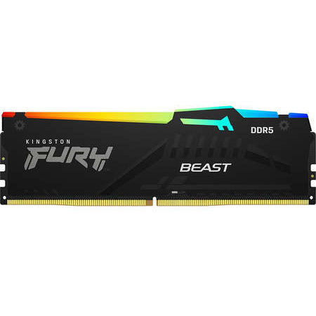 Memorie Resigilata FURY Beast RGB Black 16GB DDR5 5600MHz CL40