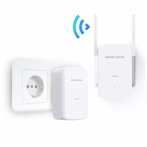 Range Extender Mercusys Powerline AV1000 Wi-Fi Gigabit MP510KIT — imaginea 3
