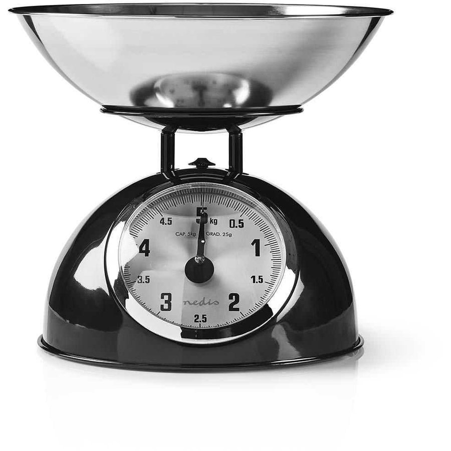 Cantar analogic de bucatarie KASC110BK Retro 5kg Negru