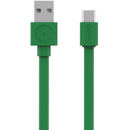 Cablu de Date USB 2.0 la USB-C 1.5m Verde