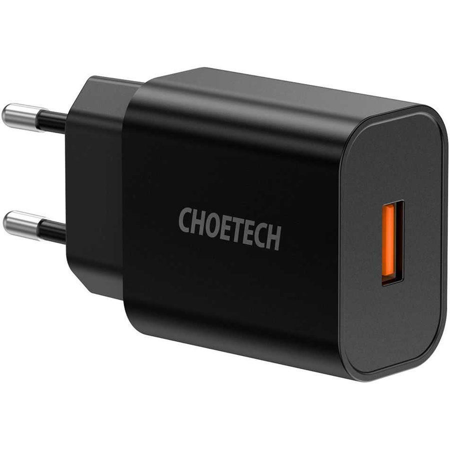 Incarcator Retea Q5003 USB-A QC 3.0 18W Negru