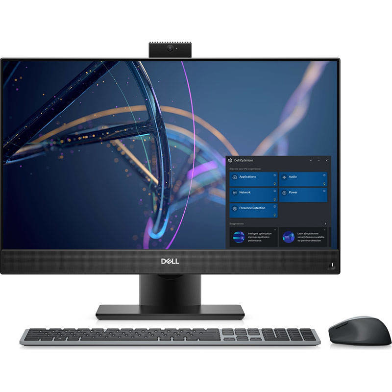 Sistem All in One OptiPlex 7400 23.8 inch FHD Intel Core i7-12700 16GB DDR4 512GB SSD Windows 10 Pro (Windows 11 Pro) Silver