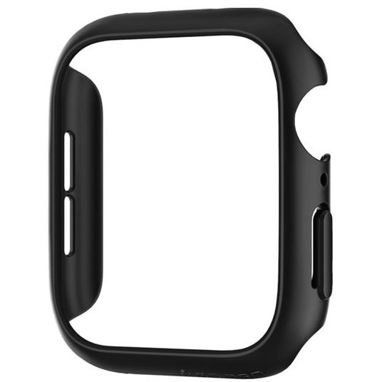 Accesoriu smartwatch Thin Fit compatibila cu Apple Watch 4/5/6/SE 44 mm Black