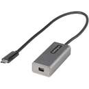 USB-C - Mini DisplayPort 0.3m Black Grey