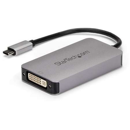 Adaptor StarTech USB-C - DVI-I 15.2m Grey