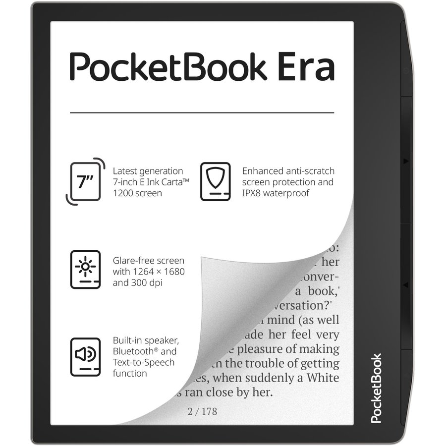 eBook reader Era 7inch E-ink 16GB Silver