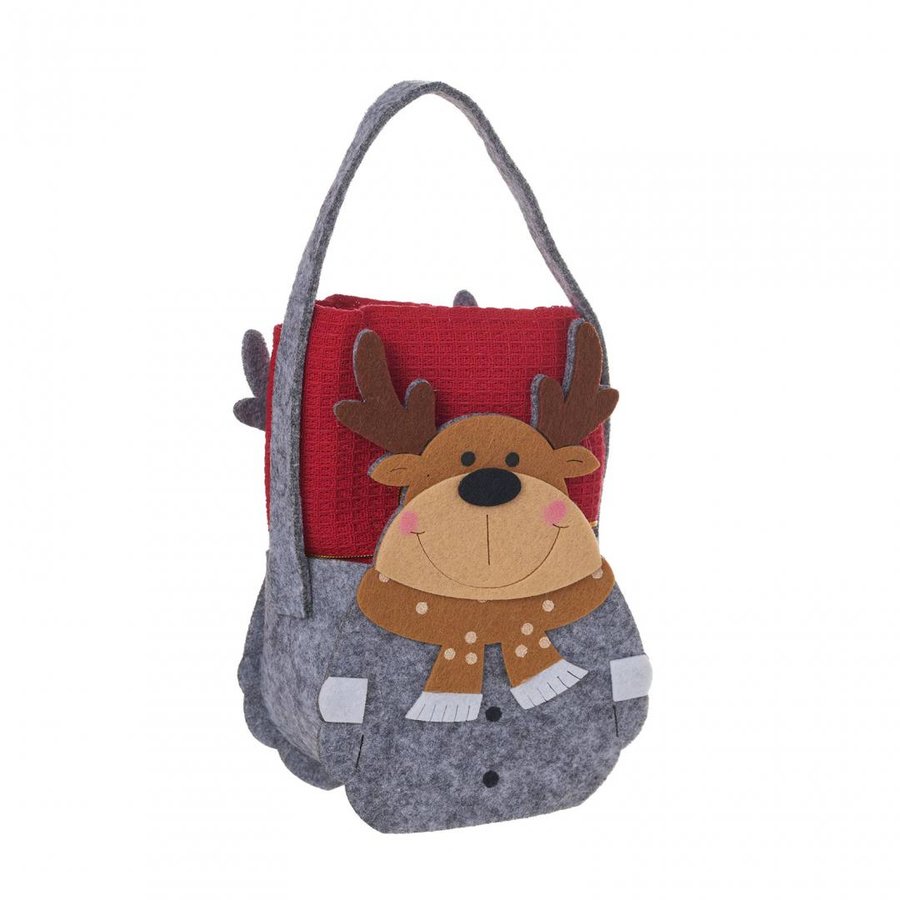 Prosop Bucatarie cu Gentuta 38x64cm Grey