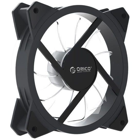Ventilator pentru carcasa Orico CSF-2SY-6P 120mm iluminare aRGB — imaginea 3