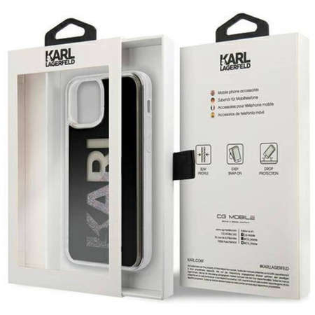 Husa Karl Lagerfeld 017 pentru Apple Iphone 12/12 Pro Negru