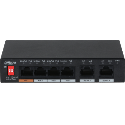 Switch 6x RJ45 Black