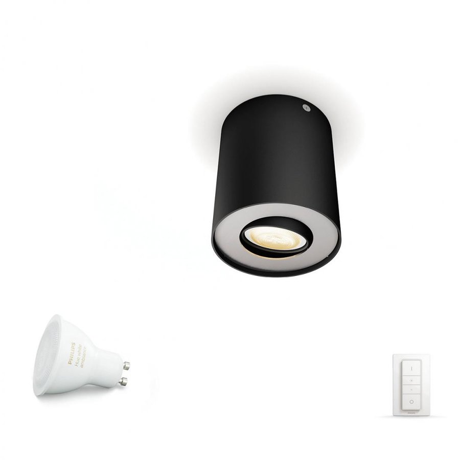 Spot LED Pillar 5.5W Black