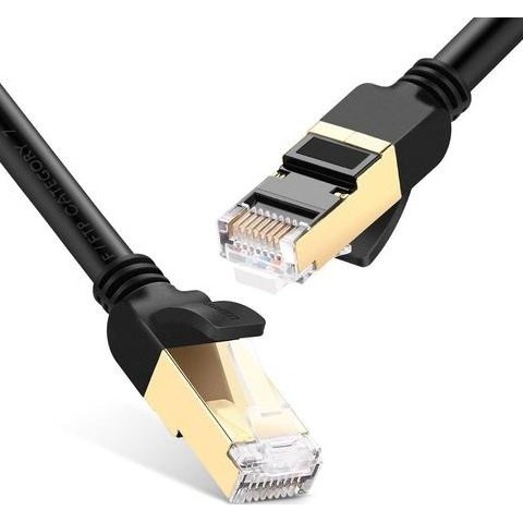 Cablu retea CAT7 Patch Cable S/FTP 3 m Black - imagine 2