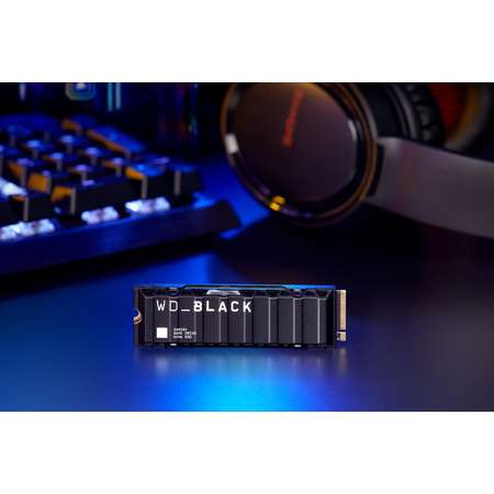 SSD WD Black SN850X 2TB NVMe PCIe Gen4 x4 M.2 heatsink