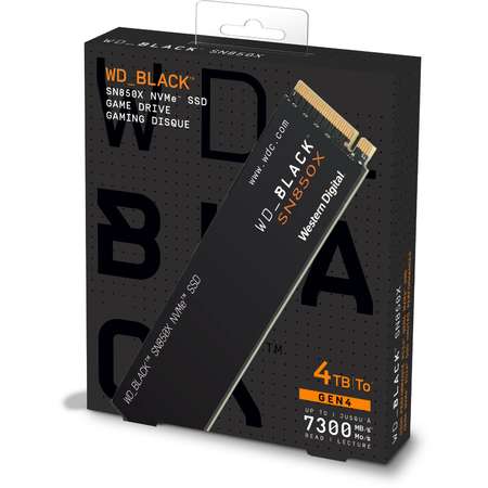 SSD WD Black SN850X 4TB NVMe PCIe Gen4 x4 M.2 ITGalaxy.ro
