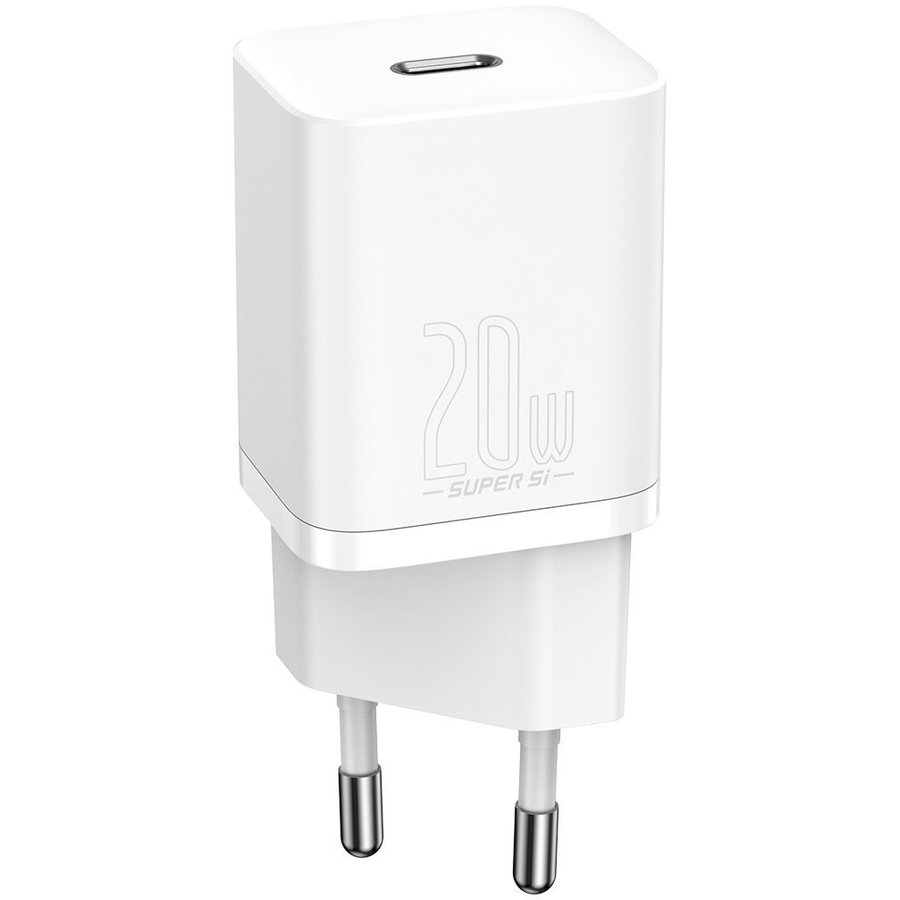 Incarcator Super Si, USB-C, Power Delivery 20W, Alb