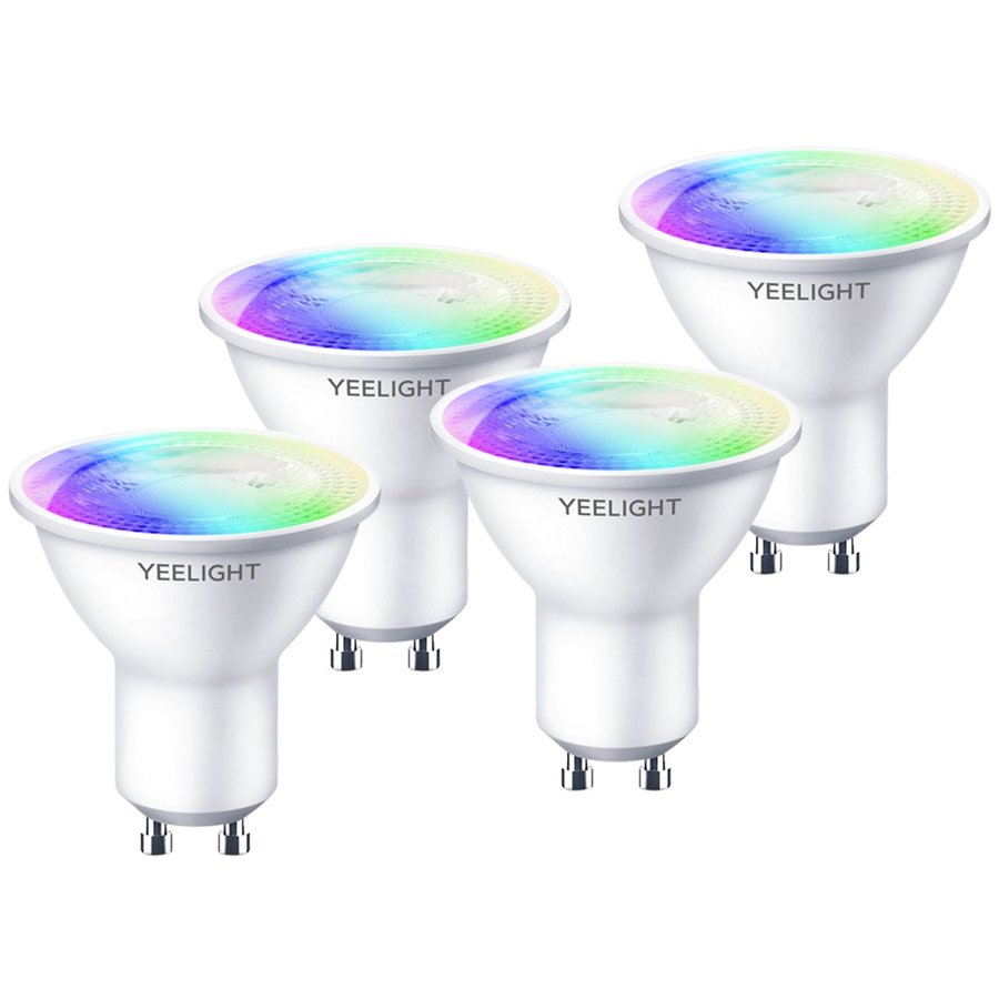 Bec Yeelight W1, RGB, 350 lm, GU10, Control vocal, WiFi, Alb