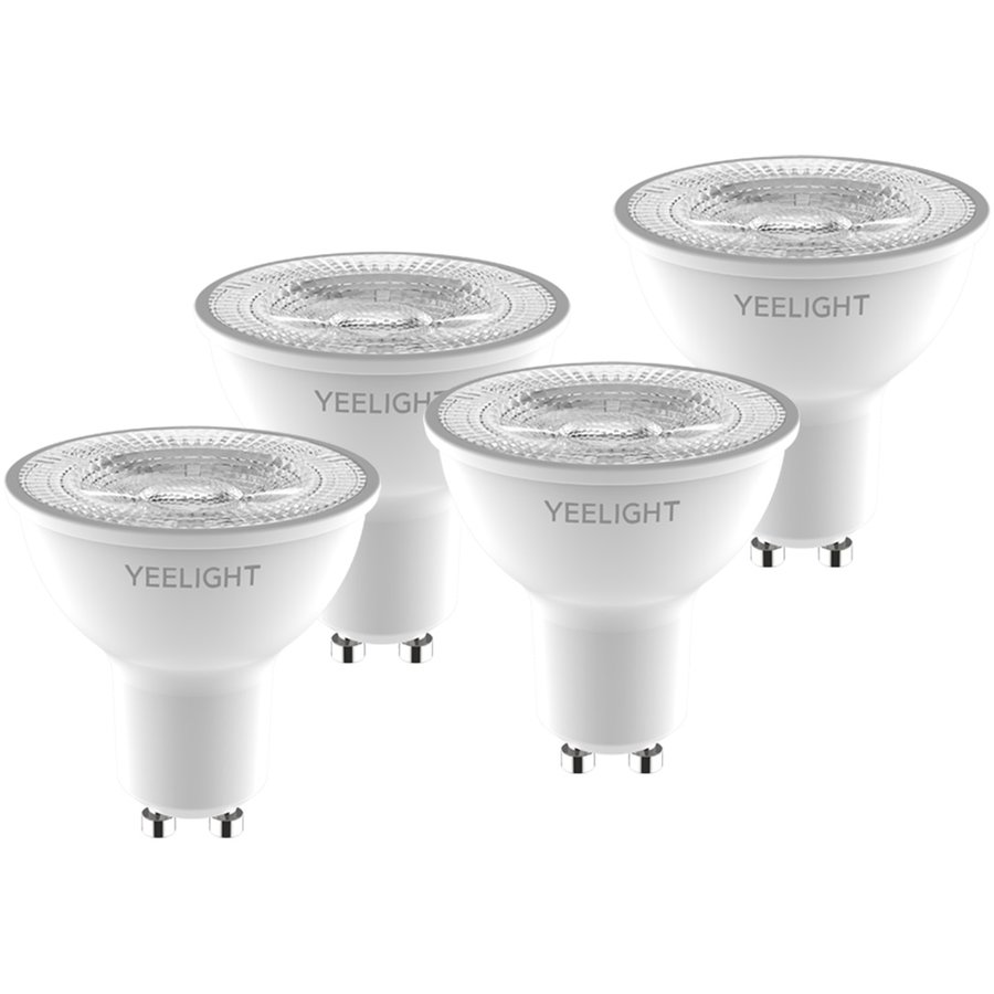 Bec W1 Dimabil 350 lm GU10 Lumina calda Control vocal WiFi Alb