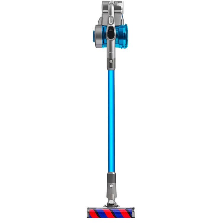 Aspirator JV85, Fara fir, Afisaj LED, 500W, 23000Pa, 2500 mAh, Capacitate colectare 0.6L, Gri/Albastru