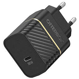 Incarcator OtterBox Fast Charge USB-C 30W, Power Delivery 3.0, Negru