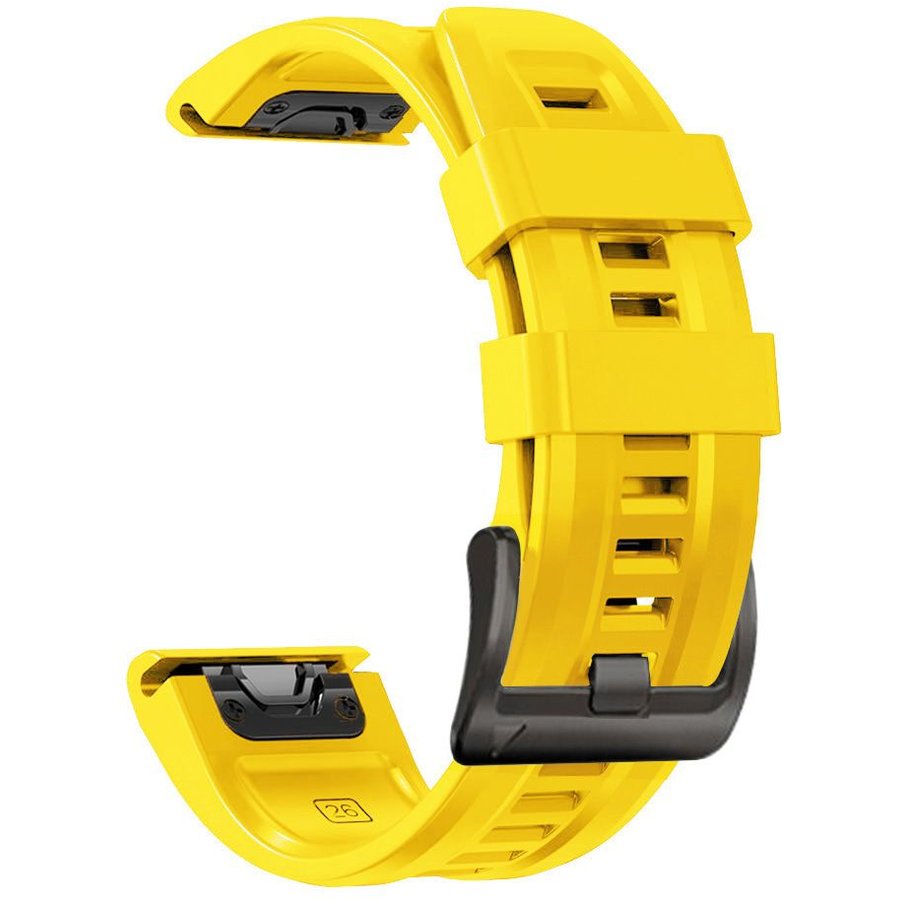 Curea Smartwatch compatibila cu Garmin Fenix 5/6/6 Pro/7 Yellow