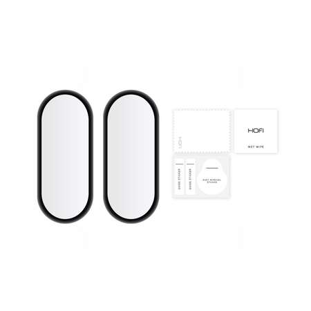 Glass Pro Set 2 folii protectie HOFI Hybrid Glass 0.3mm 7H compatibil cu Xiaomi Mi Band 7 Black
