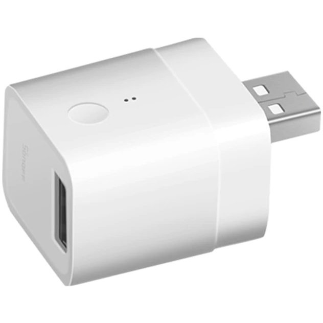 Adaptor Smart Micro USB Control Vocal si Prin Aplicatie 5V WiFi Alb